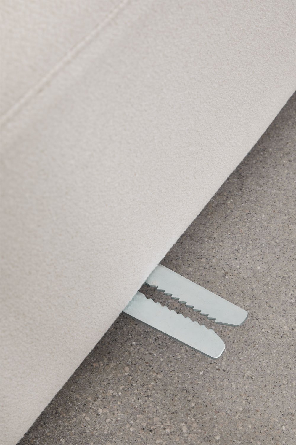 Sofá modular chaise longue derecho de 4 piezas en tela bouclé Eliot, imagen de galería 12