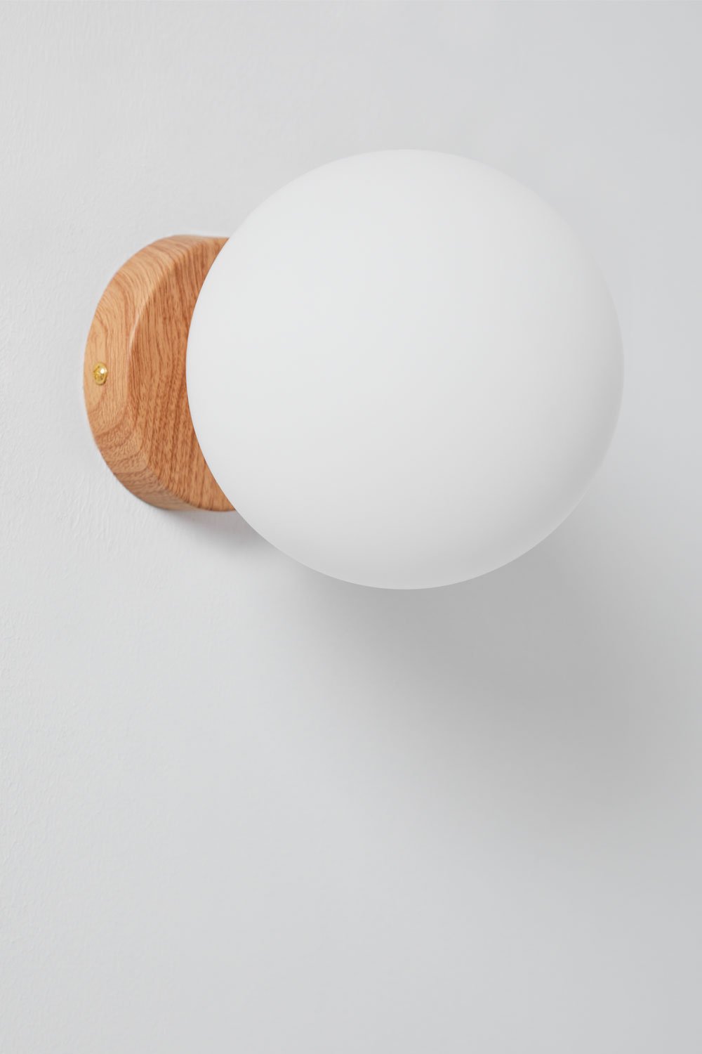 Aplique de pared para baño en acero inoxidable con bola de cristal Uvol Traditional, imagen de galería 1