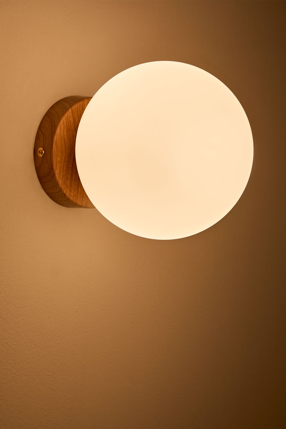Aplique de pared para baño en acero inoxidable con bola de cristal Uvol Traditional, imagen de galería 2