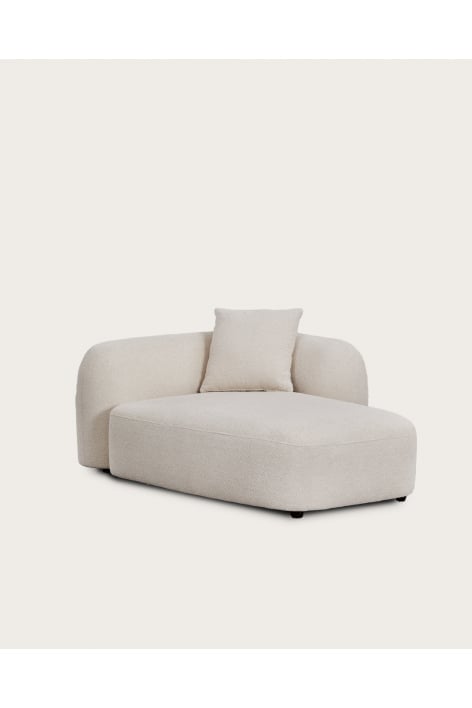 Módulo chaise longue derecho para sofá modular en chenilla Coco