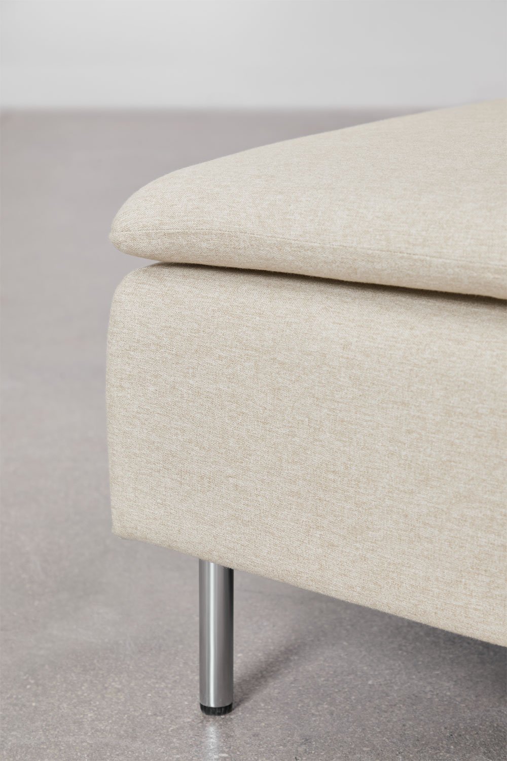 Sofá modular chaise longue izquierdo de 5 piezas con módulo esquinero Oriol, imagen de galería 6