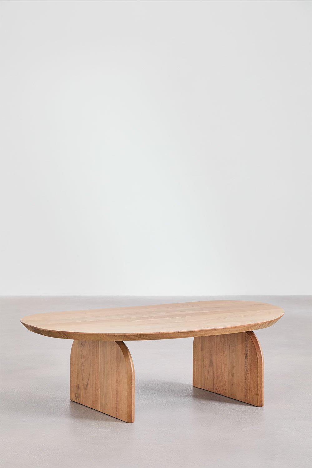 Mesa de centro en madera de acacia (135x80 cm) Bedum, imagen de galería 1