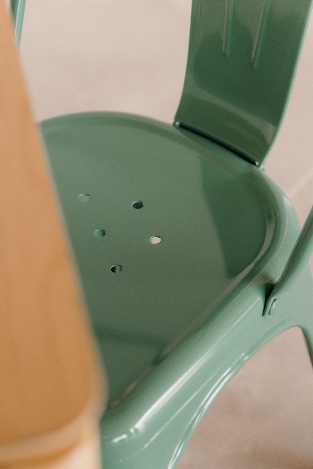 Pack de 4 sillas de comedor apilables Lix, imagen de galer&iacute;a 2