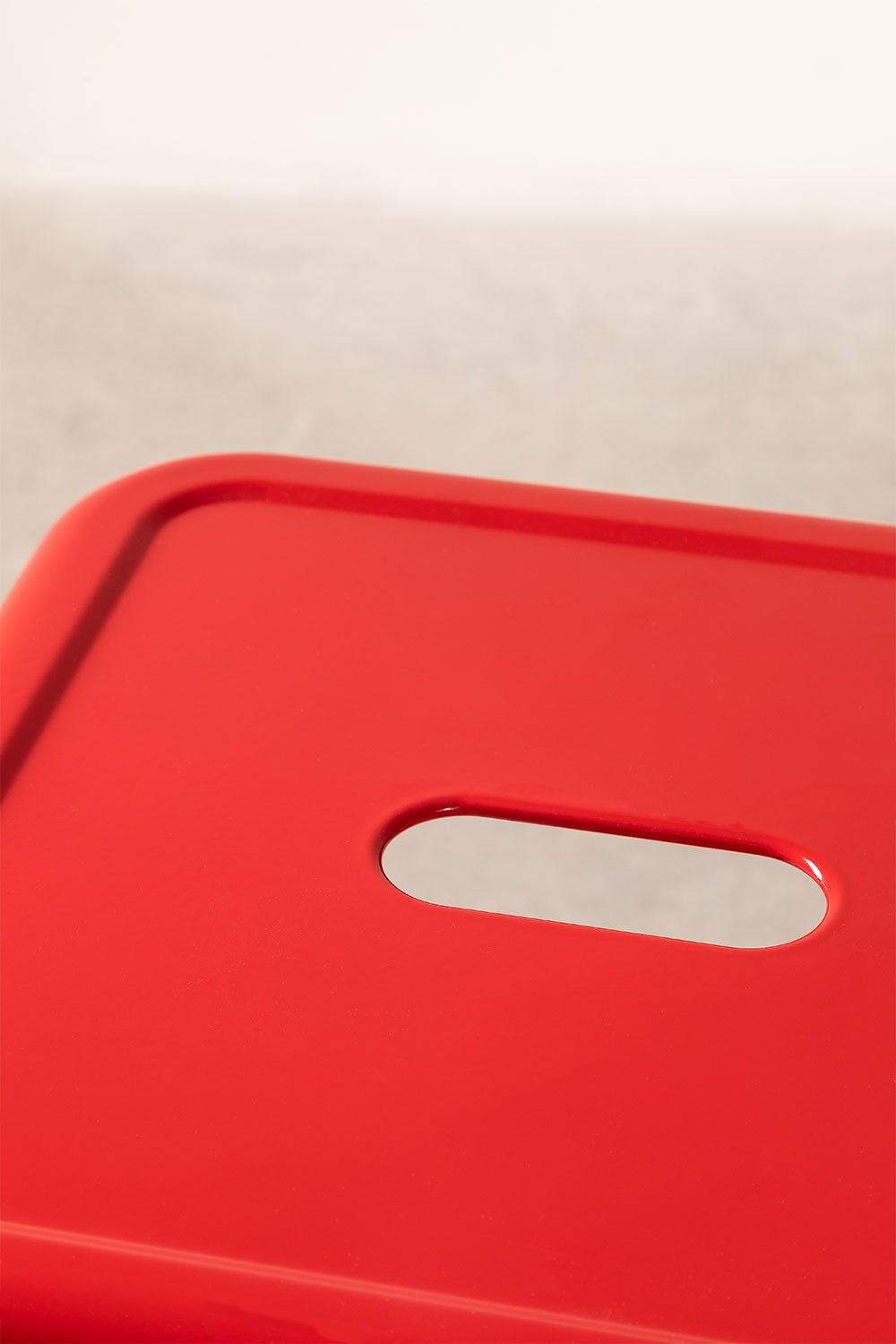 Pack de 2 taburetes bajos 45 cm en acero rojo Lix, imagen de galer&iacute;a 6