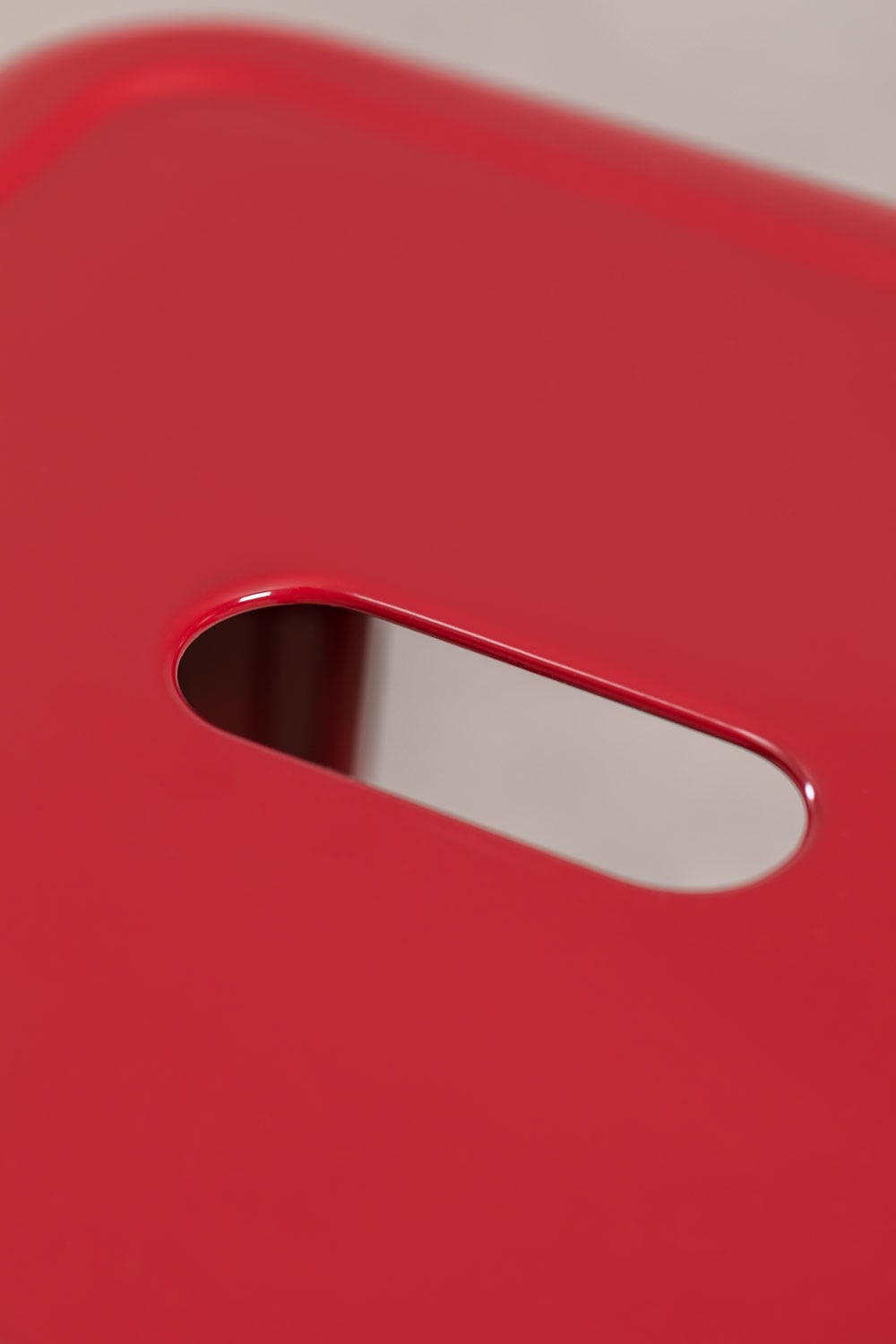 Pack de 4 taburetes altos 75 cm en acero rojo burdeos Lix, imagen de galer&iacute;a 3