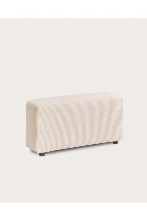 Reposabrazos izquierdo bajo ↑55 cm para sofá modular Bruna