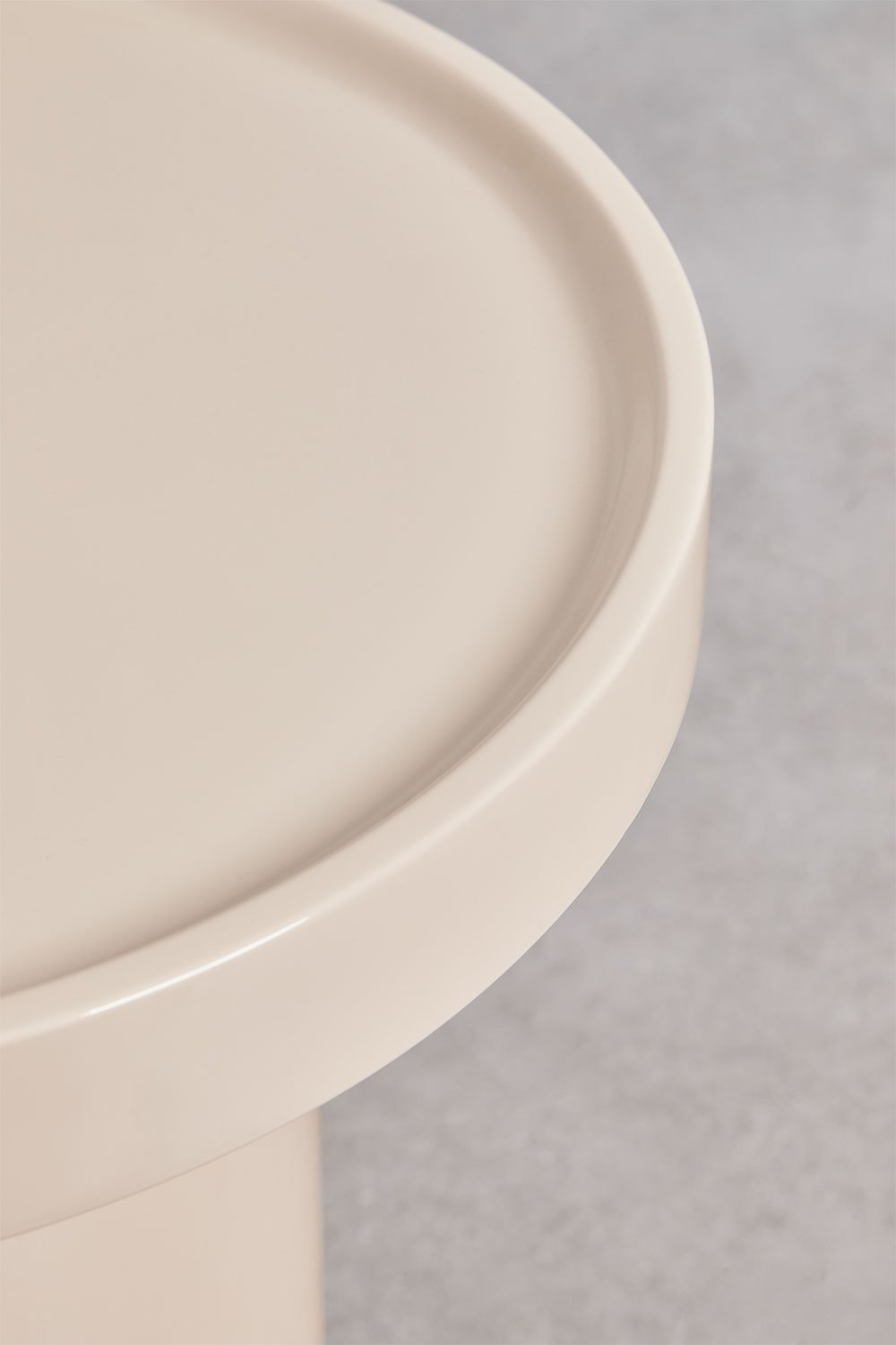 Mesa auxiliar redonda Ø50 cm en MDF Amile, imagen de galería 4