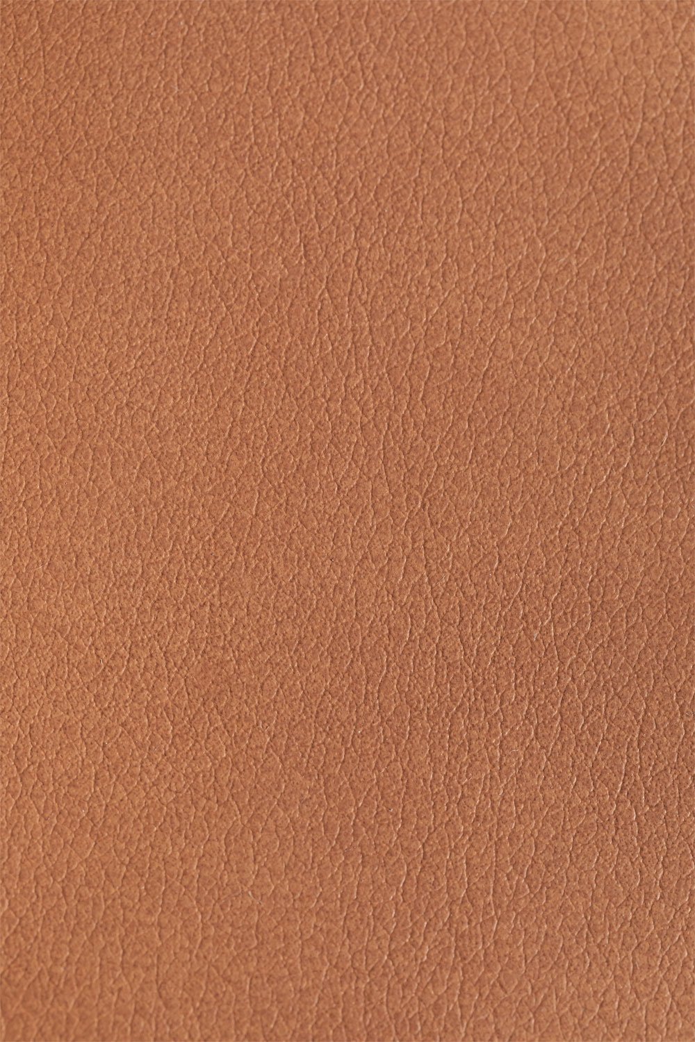 Taburete alto 65 cm en polipiel camel y patas en hierro negro Uit, imagen de galer&iacute;a 6