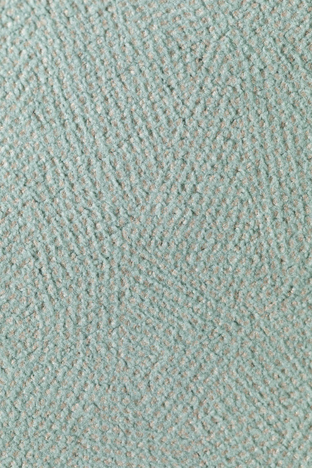 Taburete alto 75 cm en tela celadón y patas en hierro dorado Uit, imagen de galería 6