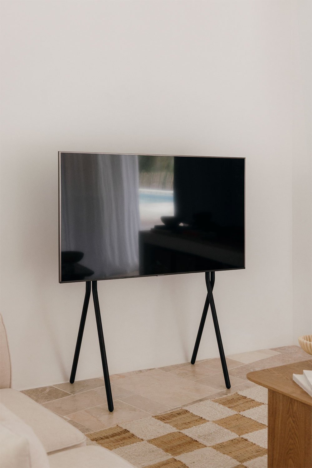 Soporte de pie para TV en acero Grifith   , imagen de galería 1