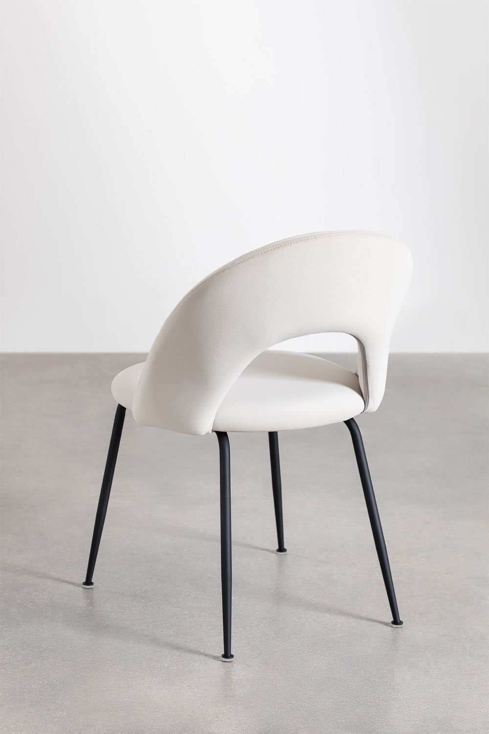 Pack de 4 sillas de comedor tapizadas Glorys, imagen de galería 3