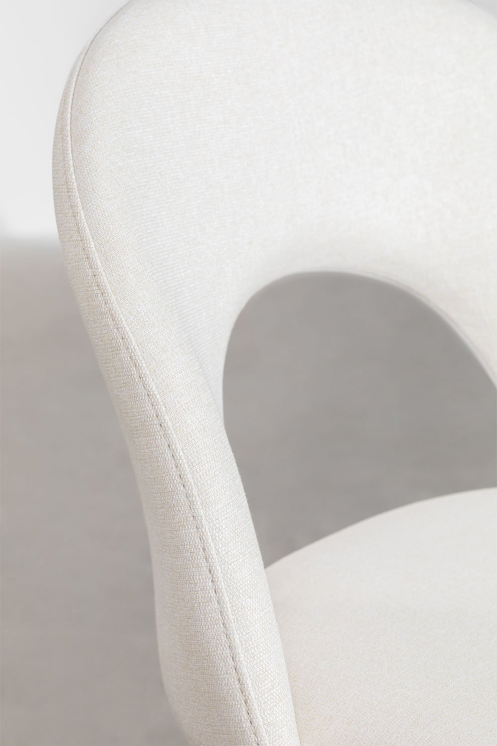 Pack de 4 sillas de comedor tapizadas Glorys, imagen de galer&iacute;a 4