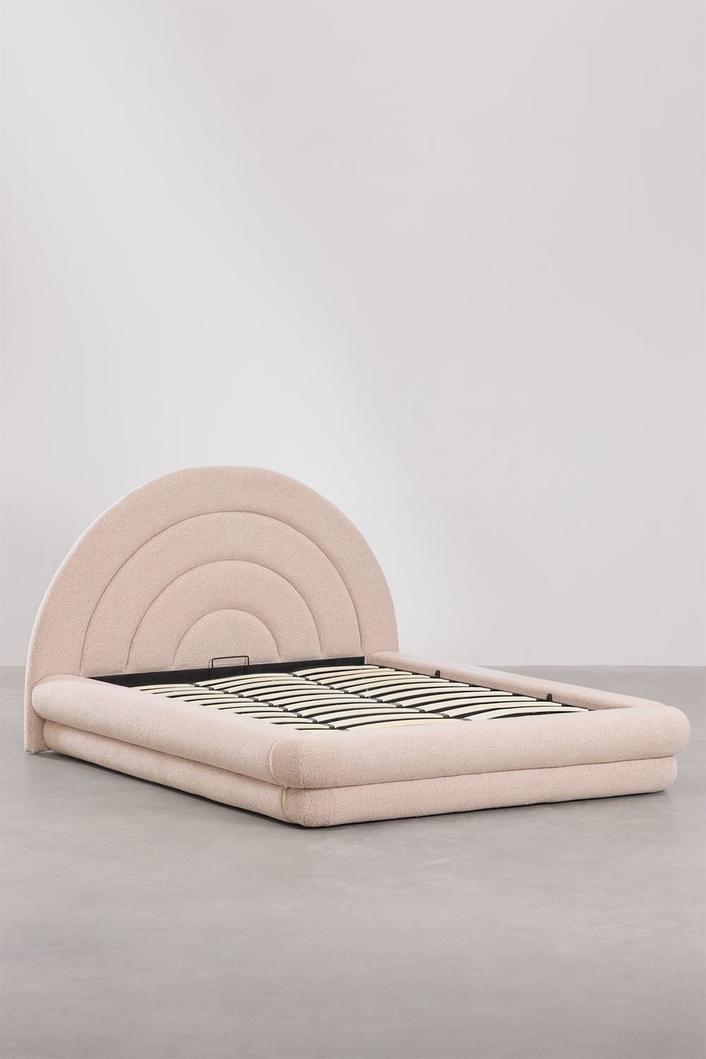 Cama con canapé abatible en tela bouclé Borzensi  , imagen de galería 1