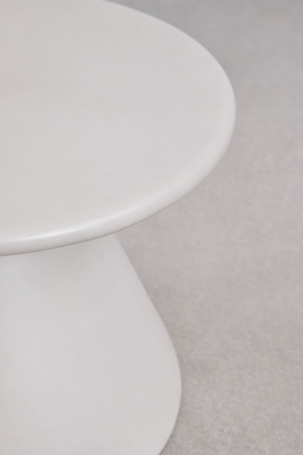 Pie de sombrilla con mesa integrada redonda Ø60 cm en cemento Darwys , imagen de galería 2