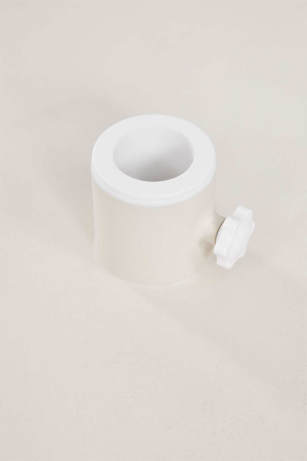 Pie de sombrilla con mesa integrada redonda Ø60 cm en cemento Darwys , imagen de galería 3