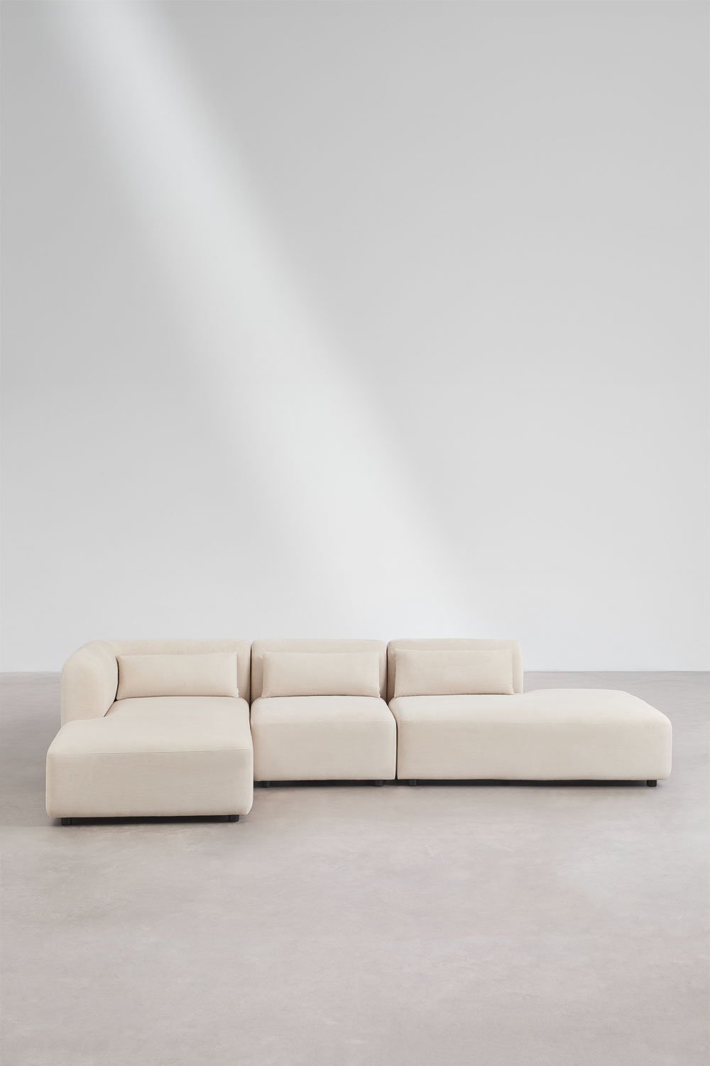 Sofá modular chaise longue izquierdo de 3 piezas con diván Fogler , imagen de galería 3