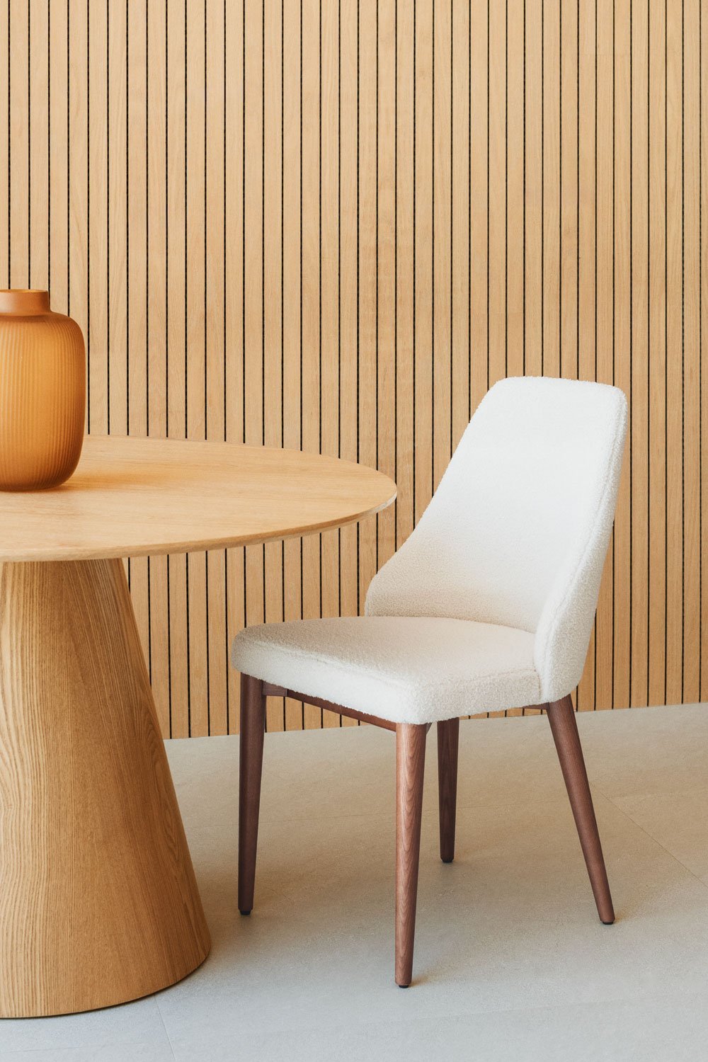 Pack de 4 sillas de comedor tapizadas Leiden, imagen de galería 1