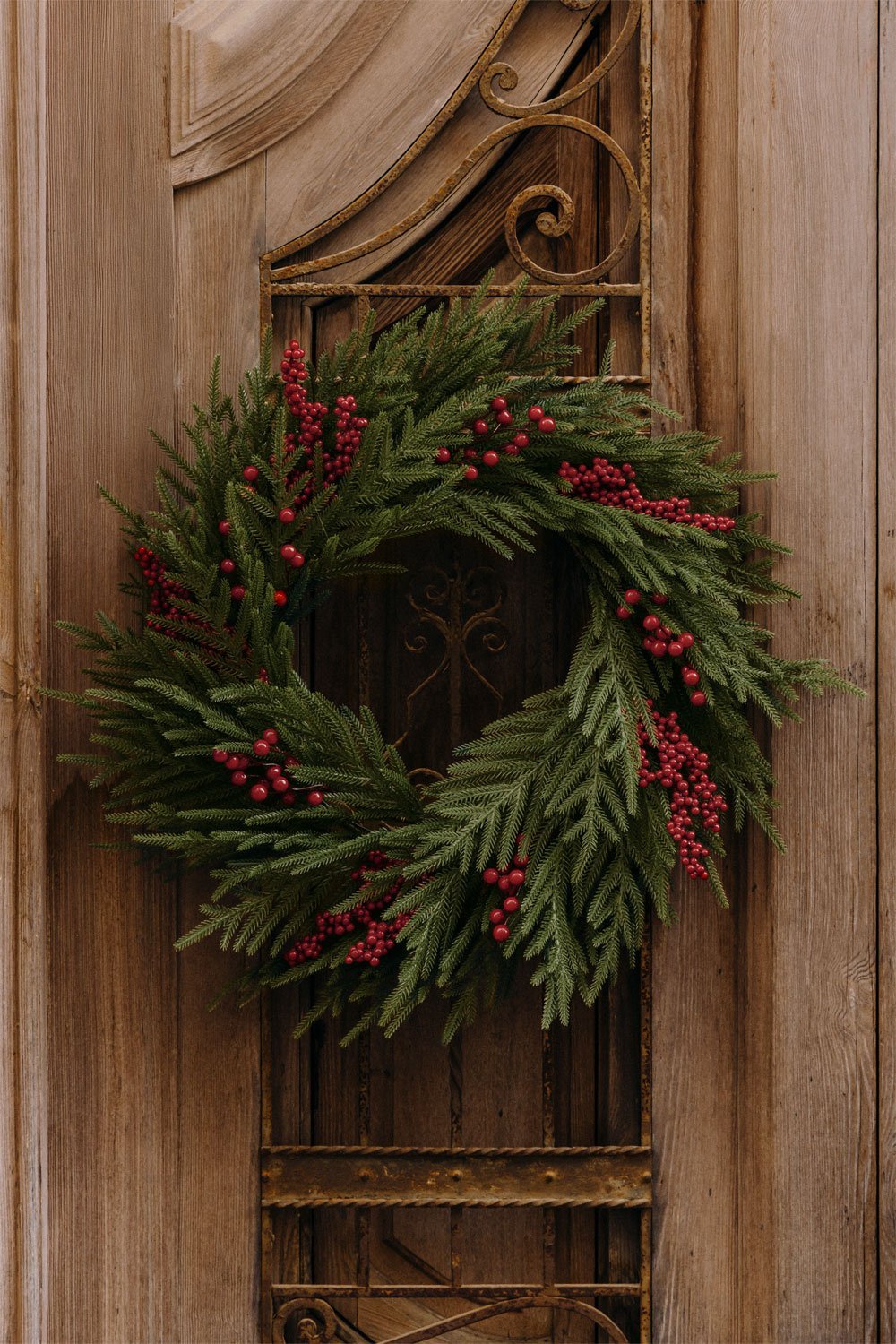 Corona decorativa de Navidad Ø75 cm Adeola, imagen de galería 1