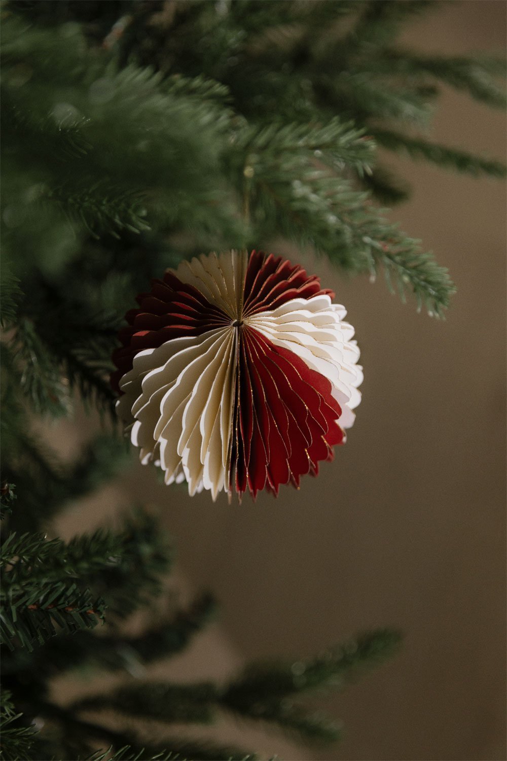 Pack de 3 adornos de navidad en papel Briluma, imagen de galería 2