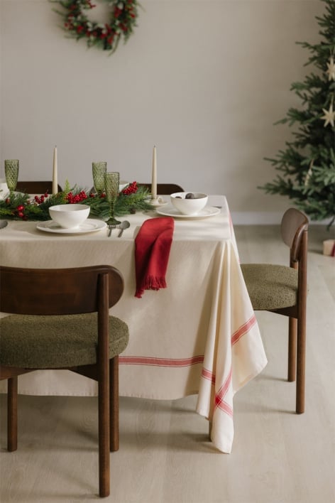 Mantel de 170x250 cm en algodón Neviveta