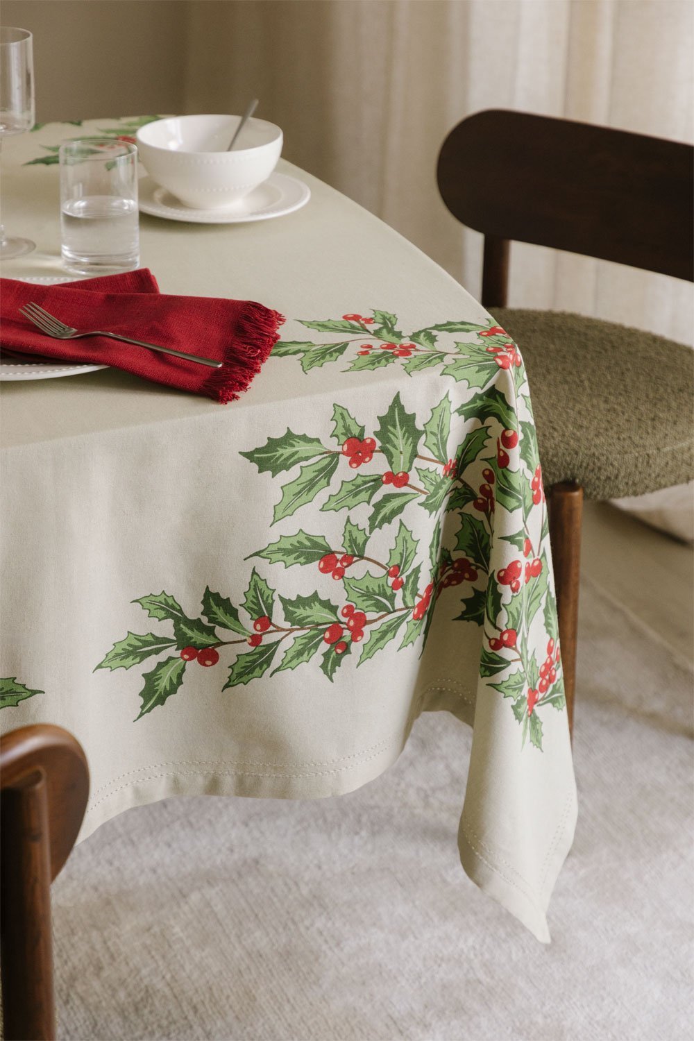 Mantel de 170x250 cm en algodón Firlan, imagen de galería 1