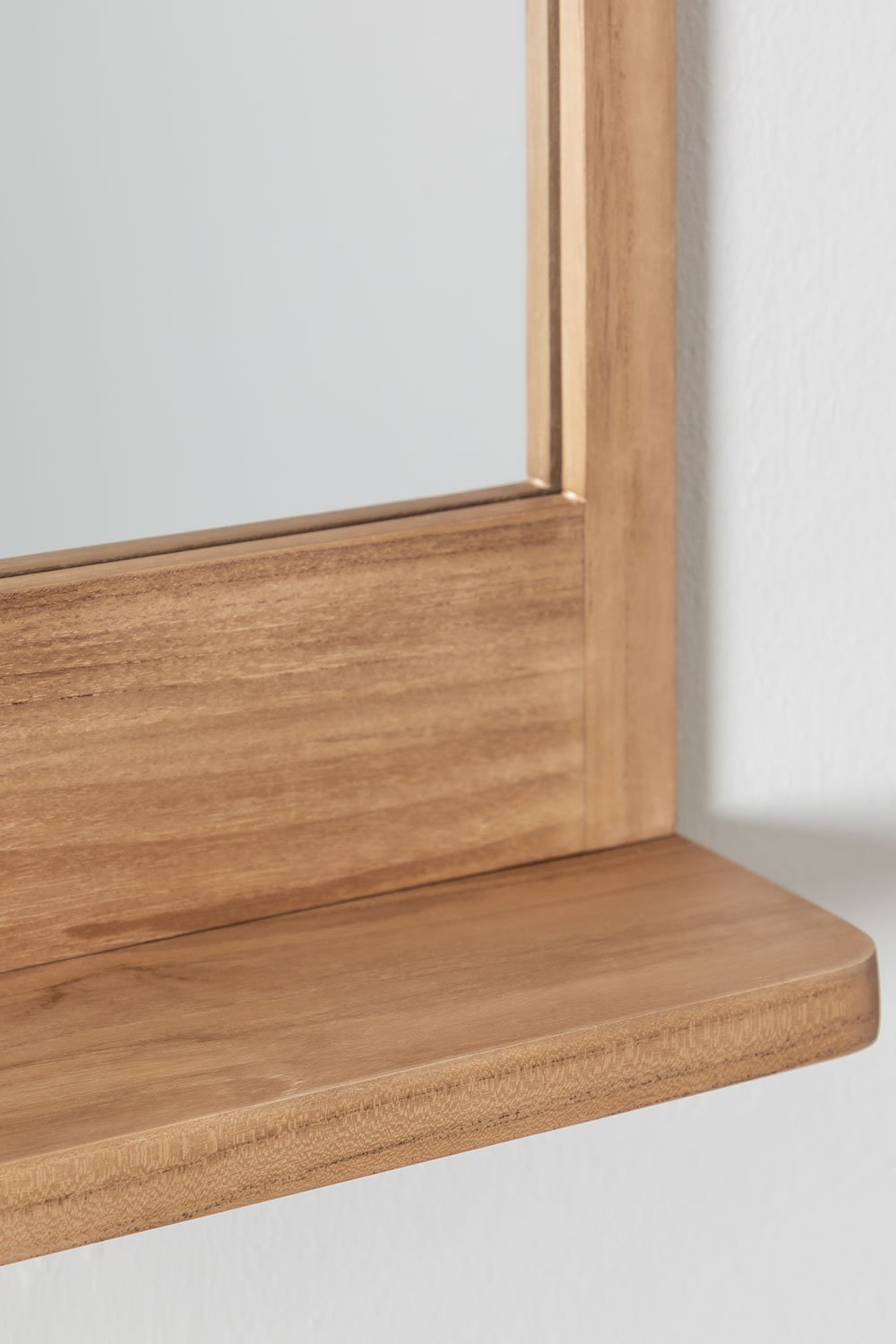 Conjunto de mueble de baño suspendido en madera con lavabo integrado Narek , imagen de galer&iacute;a 8