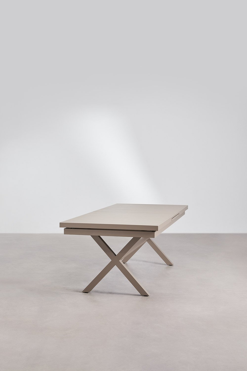 Mesa de jardín rectangular extensible en aluminio Karena, imagen de galería 3
