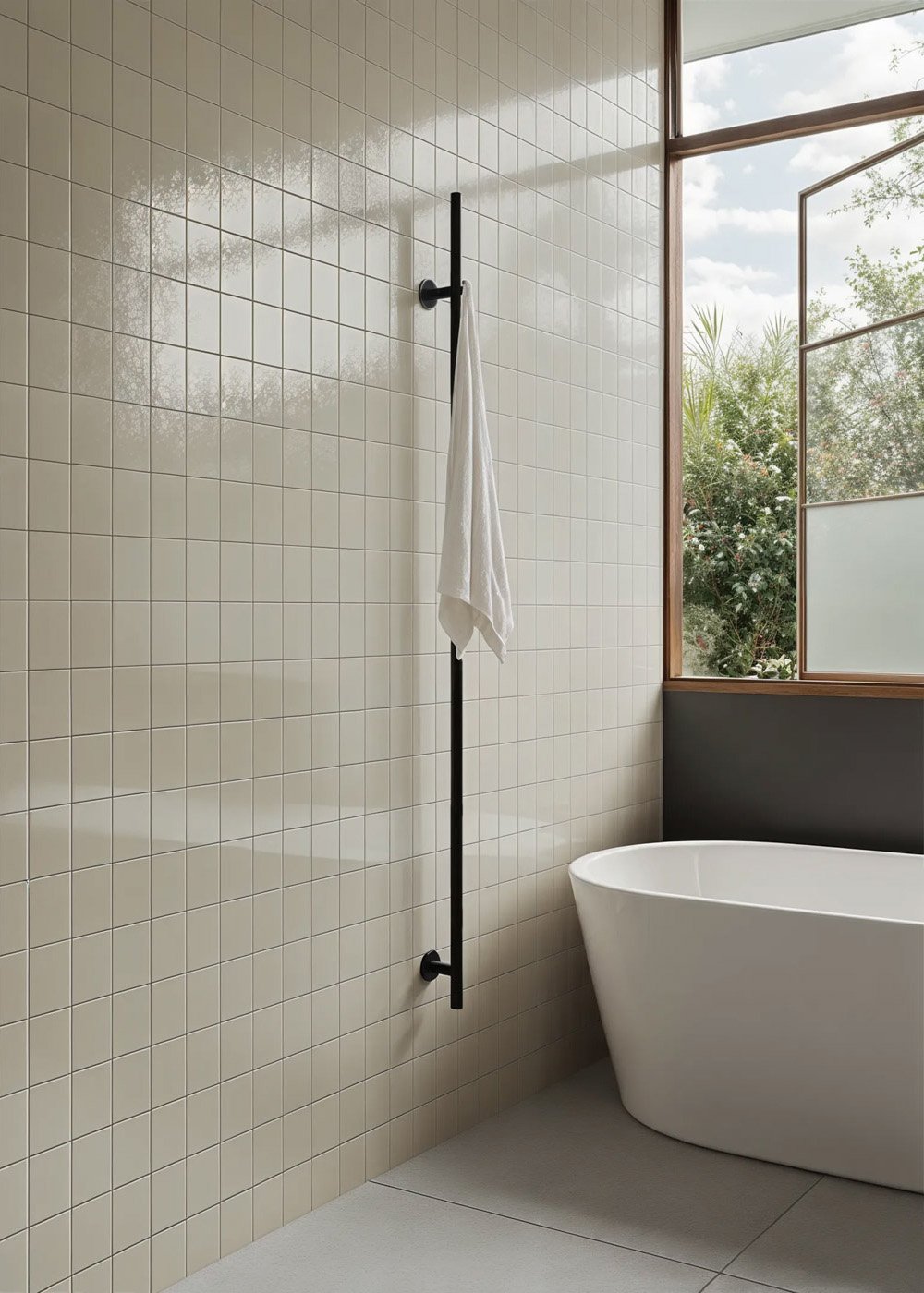 WARM TOWEL TUBE - Toallero eléctrico de barra 60 W/120 W, imagen de galería 1