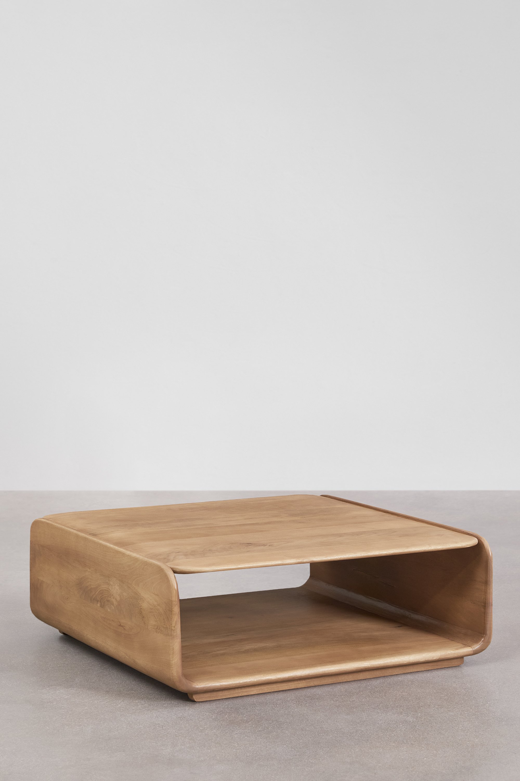 Mesa de centro cuadrada en madera Tinsley , imagen de galería 2