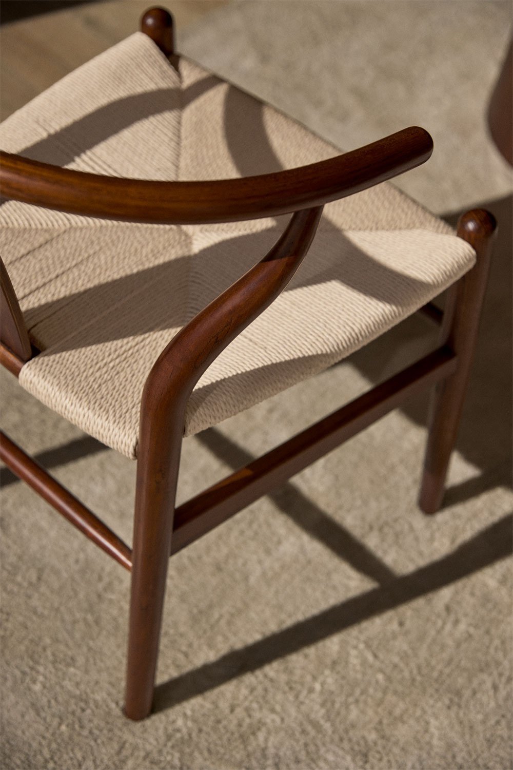 Silla de comedor en madera de olmo Uish Edition, imagen de galería 2