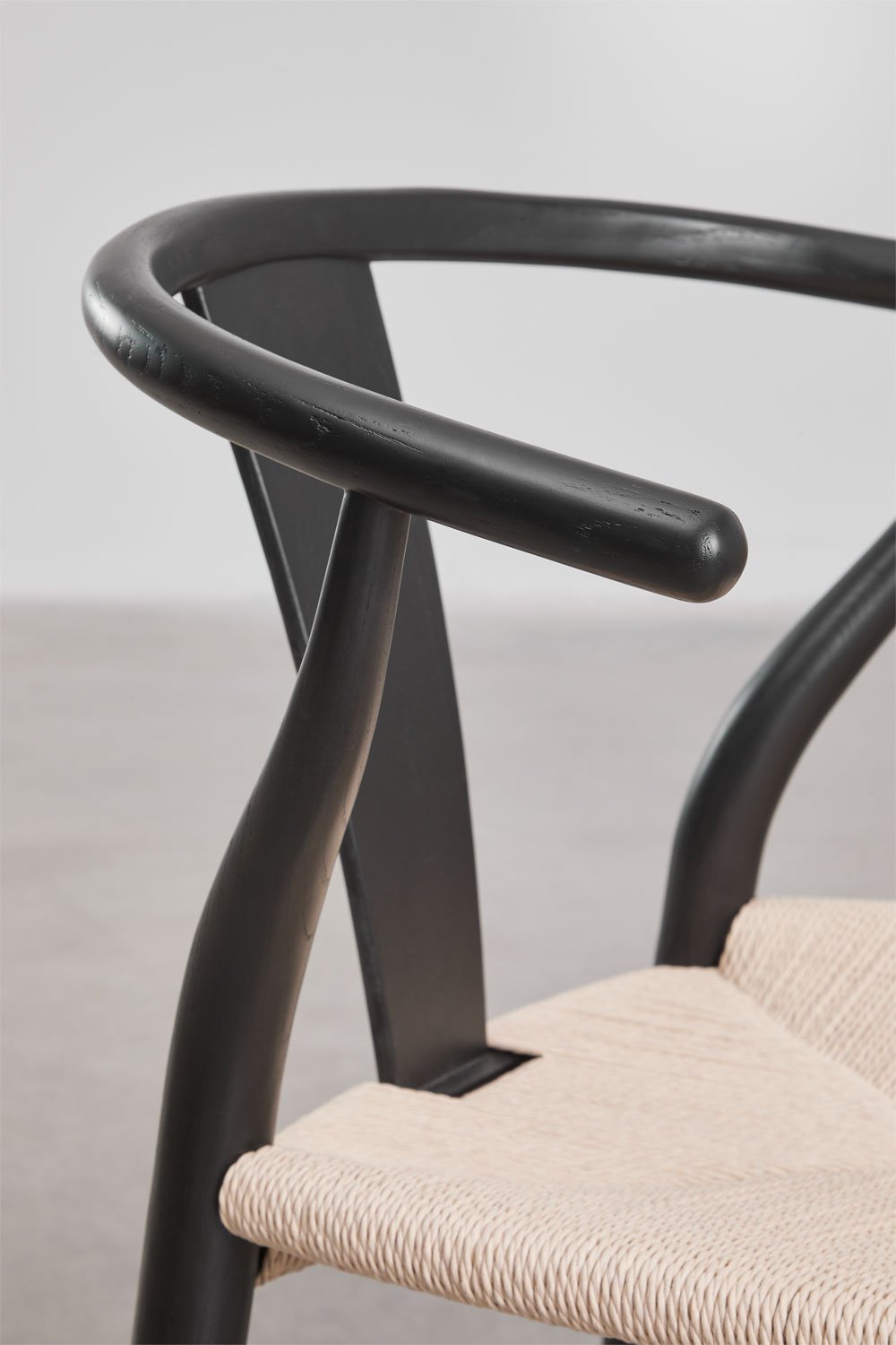 Pack de 2 sillas de comedor en madera de olmo Uish Edition, imagen de galería 6