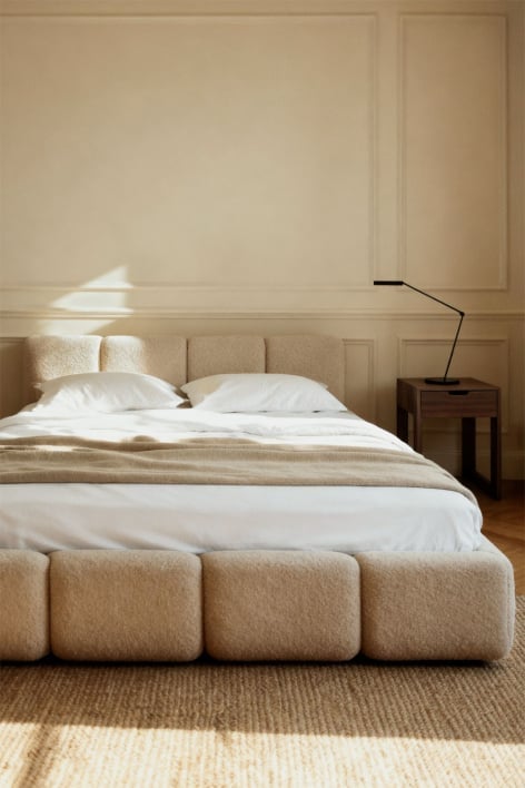 Cama con canapé abatible tapizada Jolcem