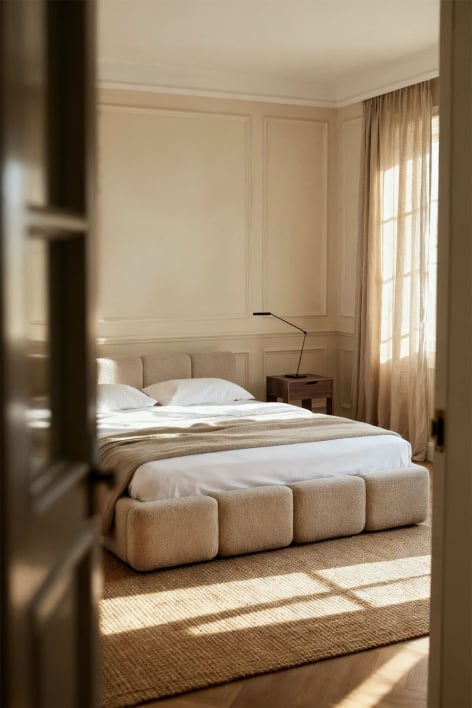 Cama con canapé abatible tapizada Jolcem