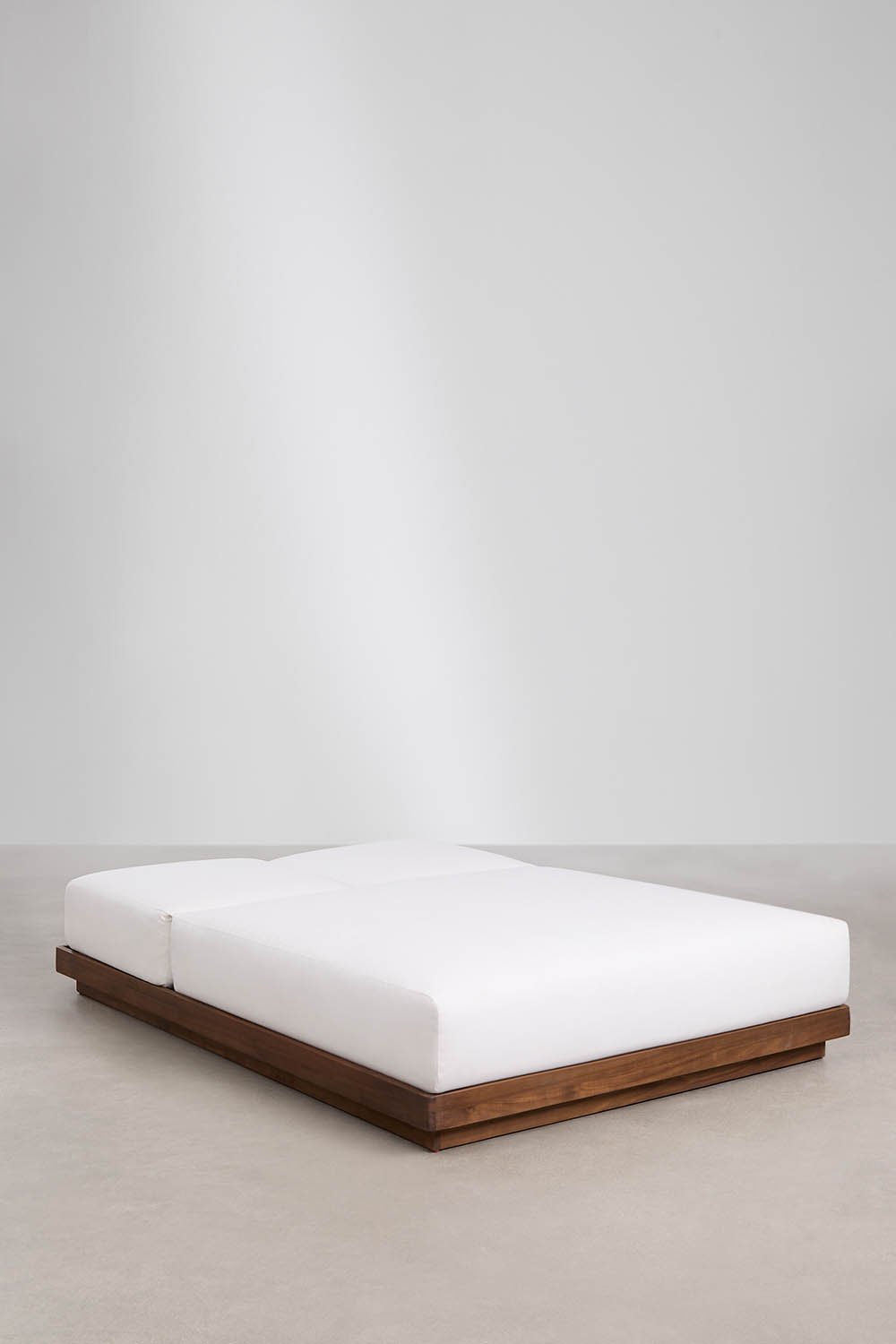 Tumbona doble reclinable en madera de acacia Lecia, imagen de galer&iacute;a 3