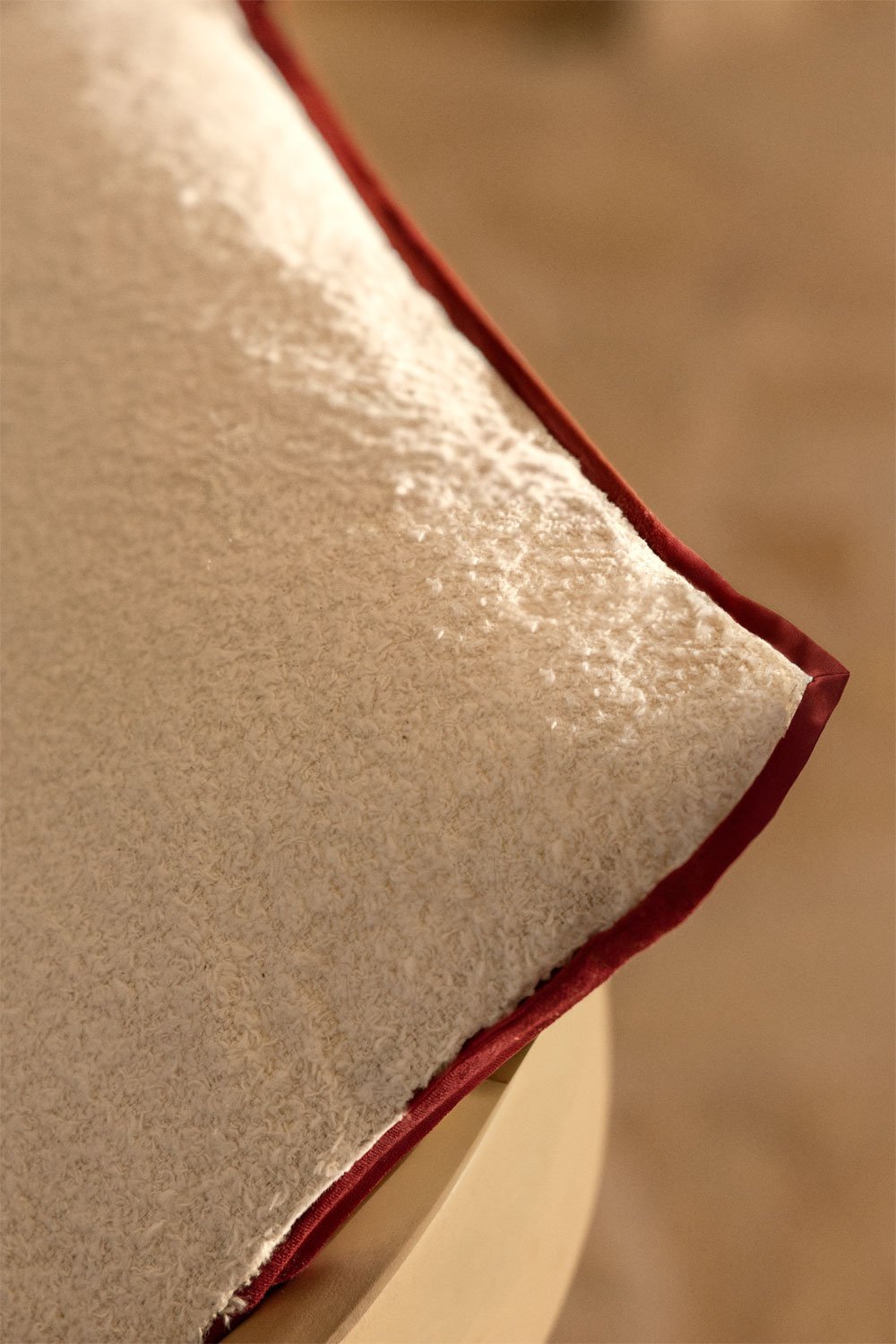 Cojín rectangular 35x50 cm en tela bouclé Renildo , imagen de galería 2