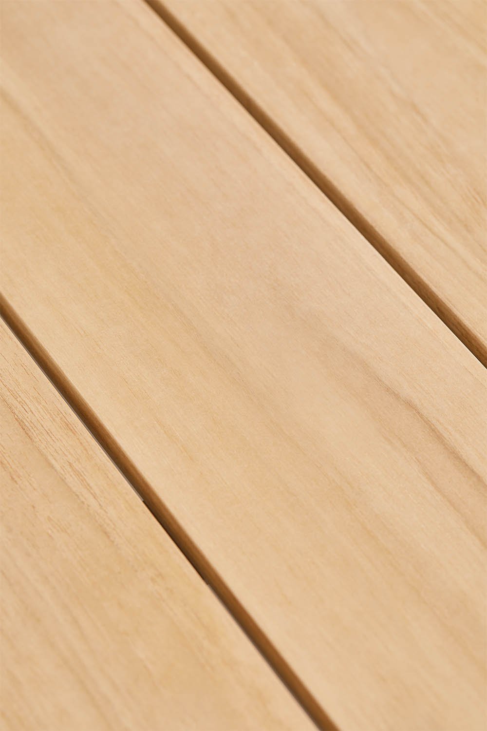 Mesa de jardín rectangular en aluminio y madera de teca Sirka, imagen de galer&iacute;a 5