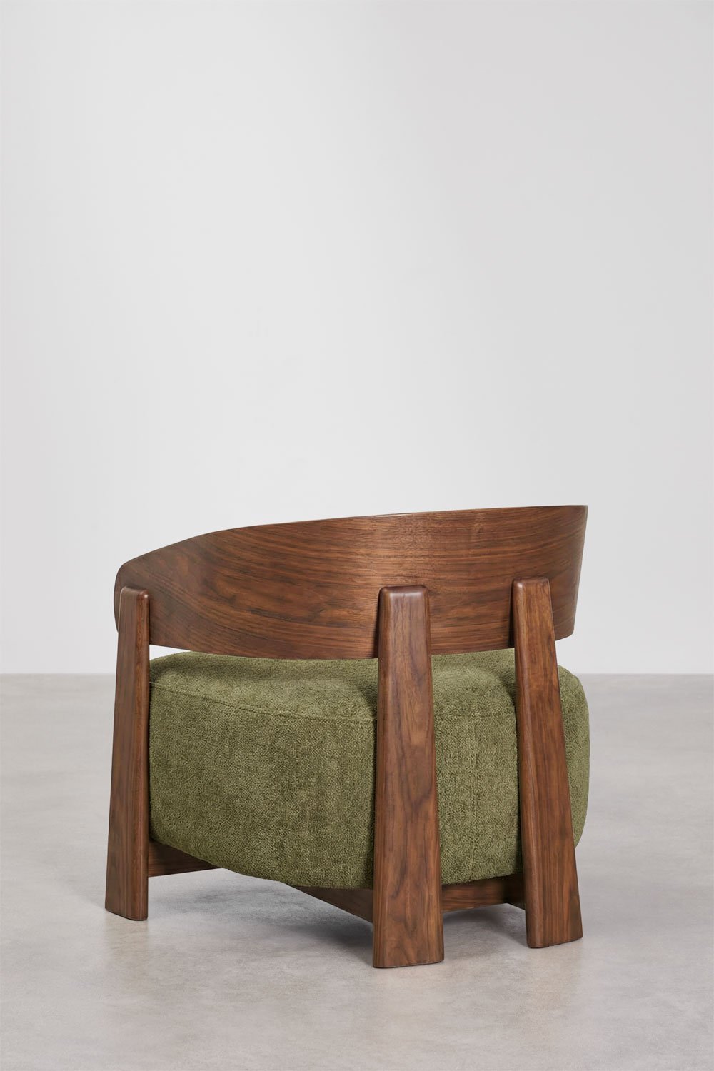 Sillón en madera de roble tapizado Olea , imagen de galer&iacute;a 6