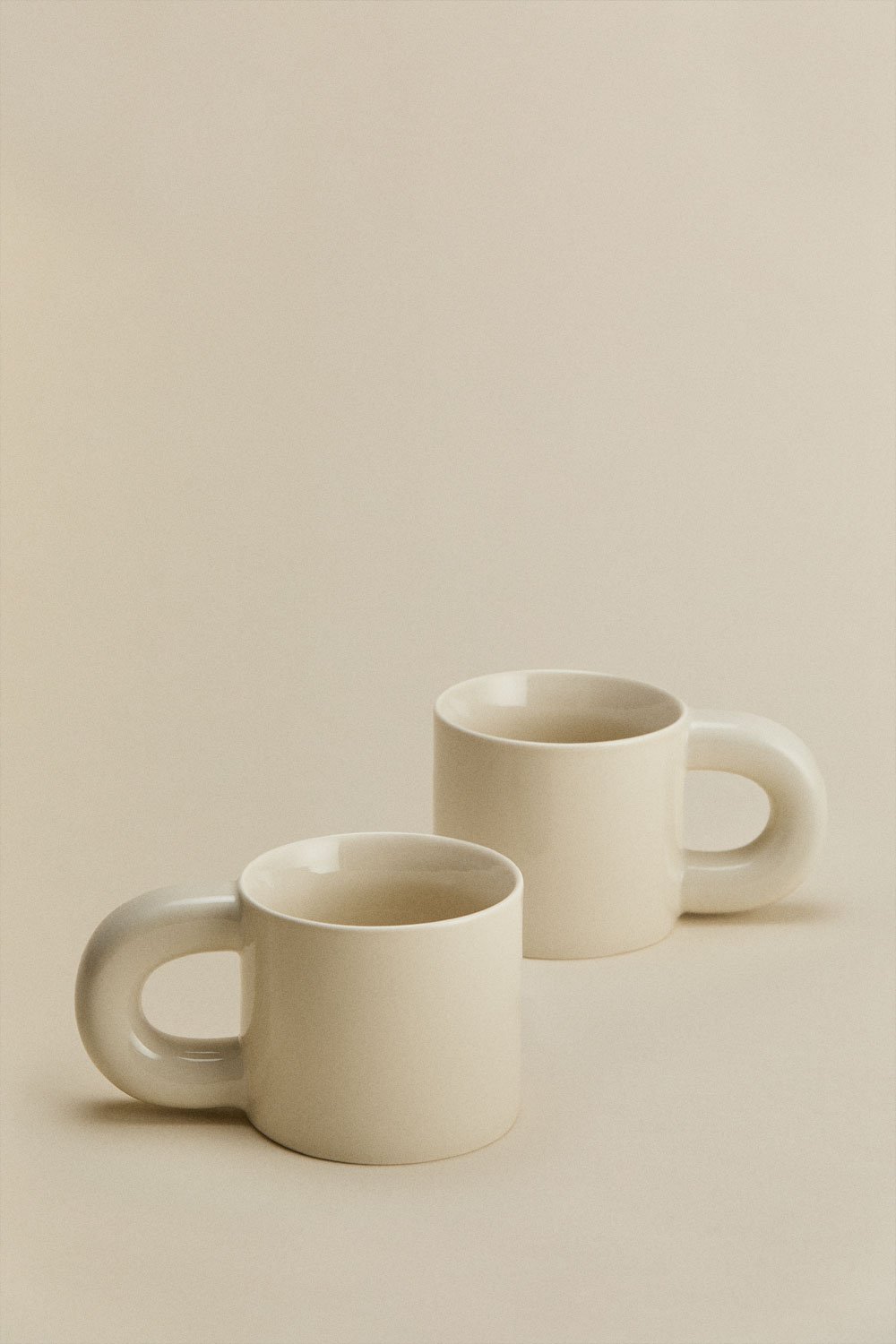 Pack de 2 tazas de café en new bone china 30 cl Rylvane, imagen de galería 4