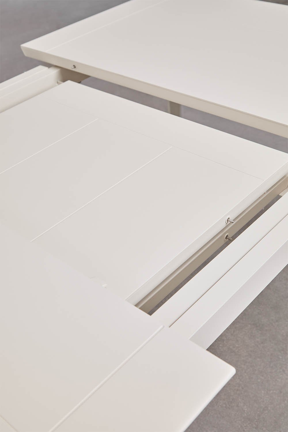 Mesa de jardín rectangular 180-300x100 cm extensible en aluminio Milenca , imagen de galer&iacute;a 6