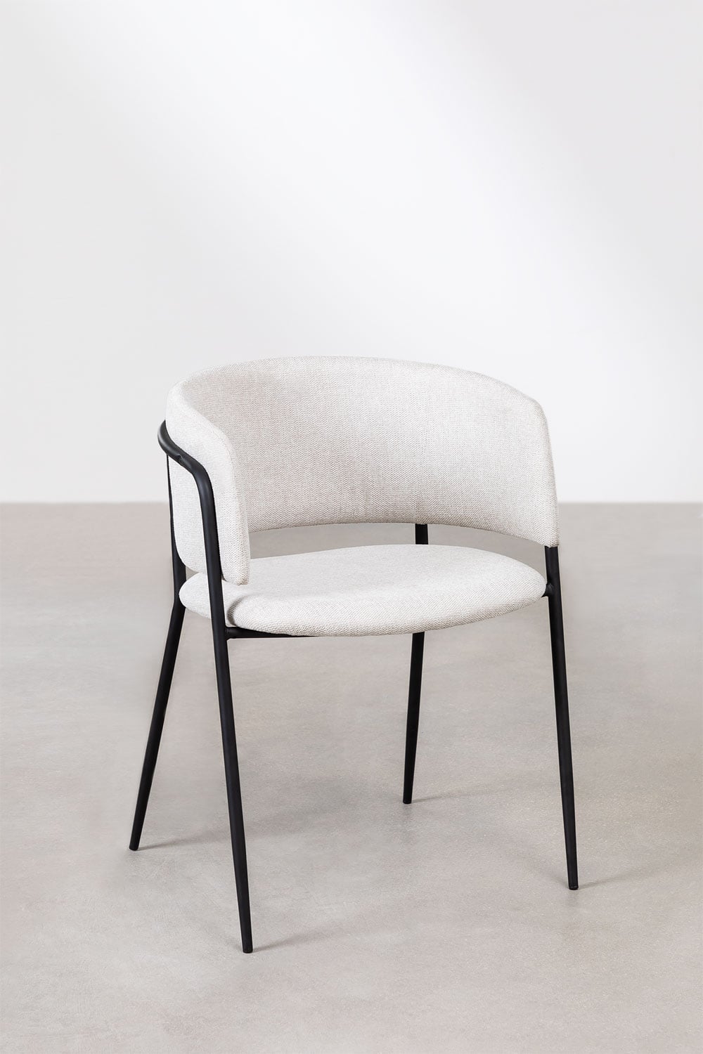 Pack de 4 sillas de comedor tapizadas Nalon, imagen de galer&iacute;a 2