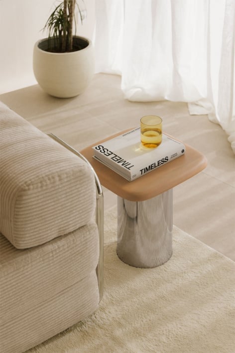 Mesa auxiliar cuadrada 40x40 cm Merieines