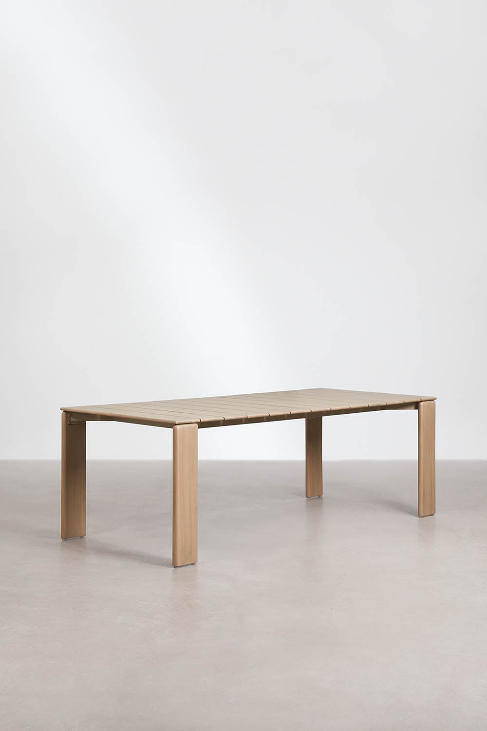 Mesa de comedor rectangular en madera de acacia Kandroa, imagen de galer&iacute;a 1