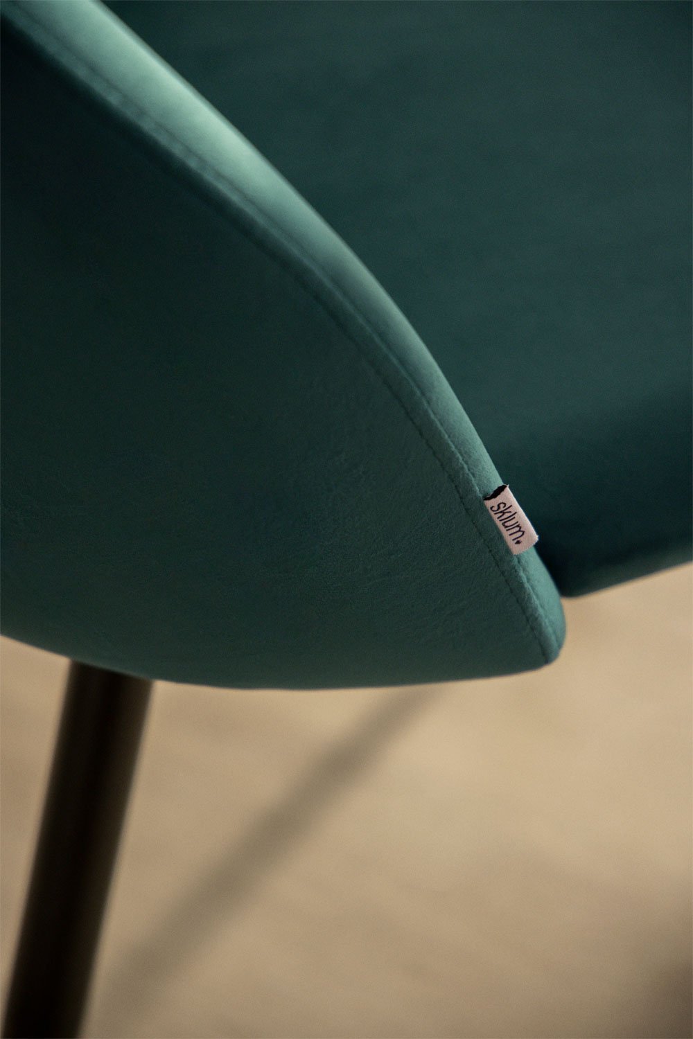 Silla de comedor en terciopelo Kana   , imagen de galer&iacute;a 2