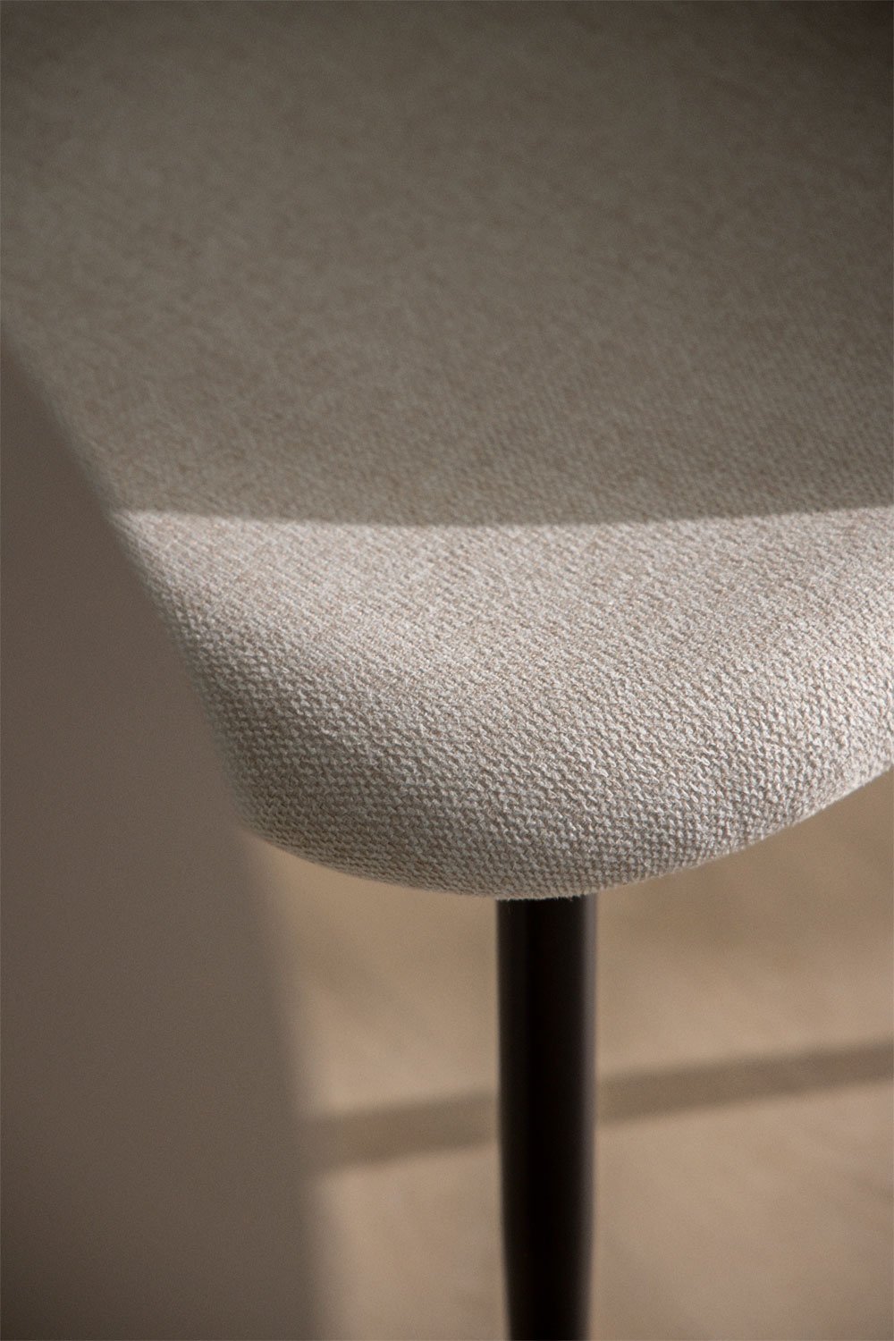 Silla de comedor tapizada y en acero Kana      , imagen de galer&iacute;a 2