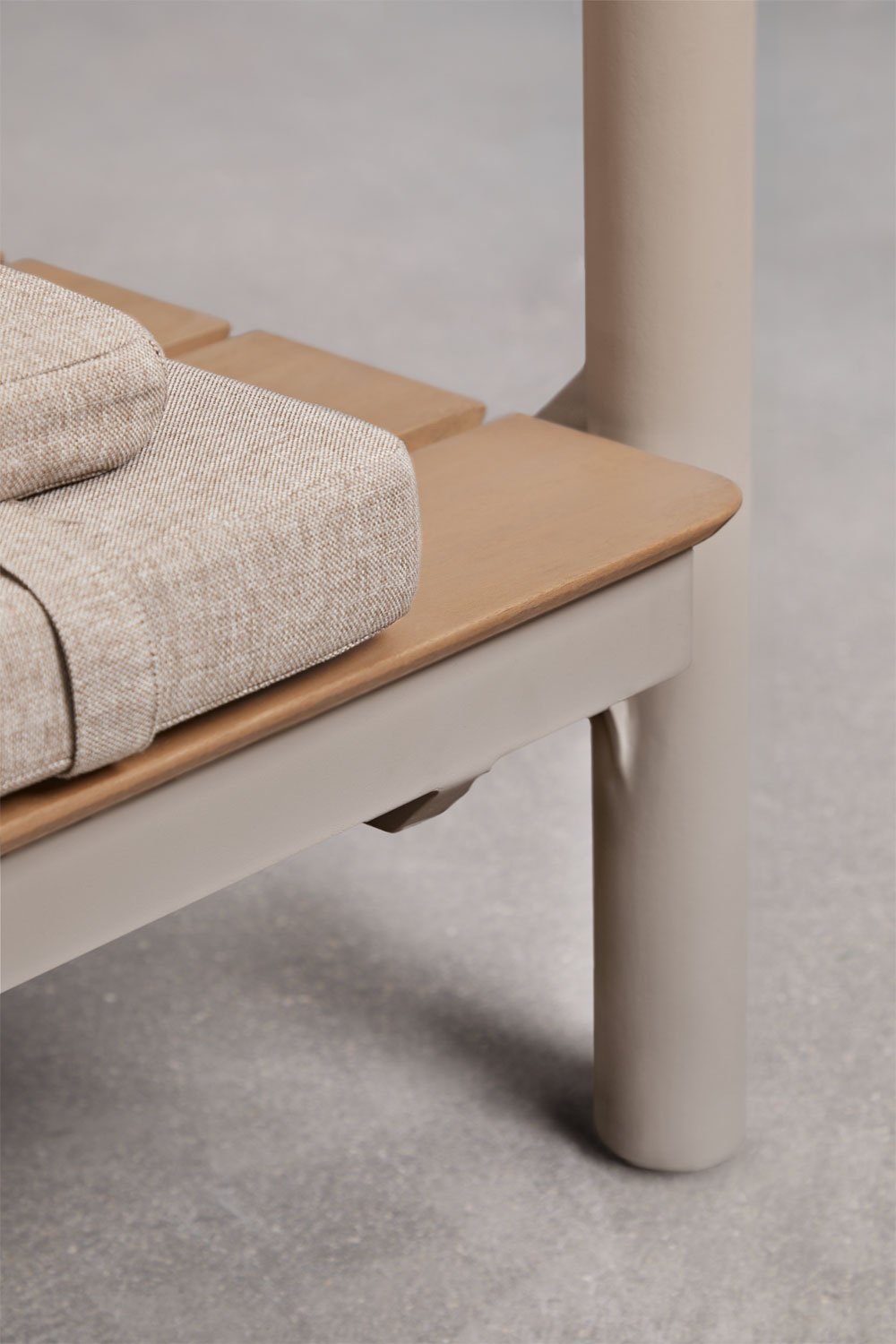 Cama balinesa reclinable en madera de acacia Sirka, imagen de galer&iacute;a 10