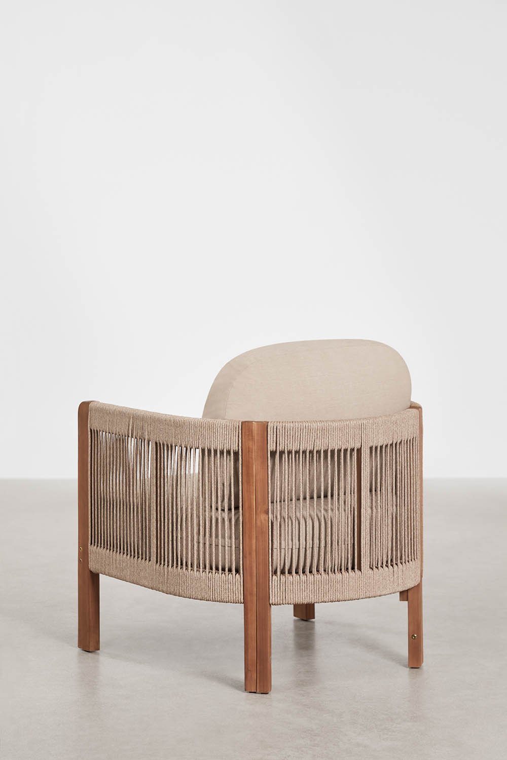 Conjunto de jardín con 2 sillones y mesa de centro en madera de acacia Serel, imagen de galer&iacute;a 3