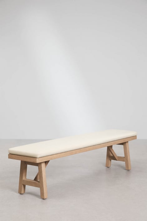 Banco 190 cm en madera de acacia Dubai