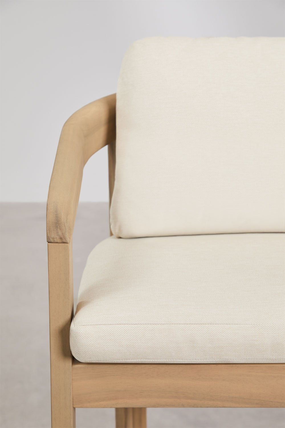 Pack de 2 taburetes altos en madera de acacia Uleno, imagen de galer&iacute;a 4