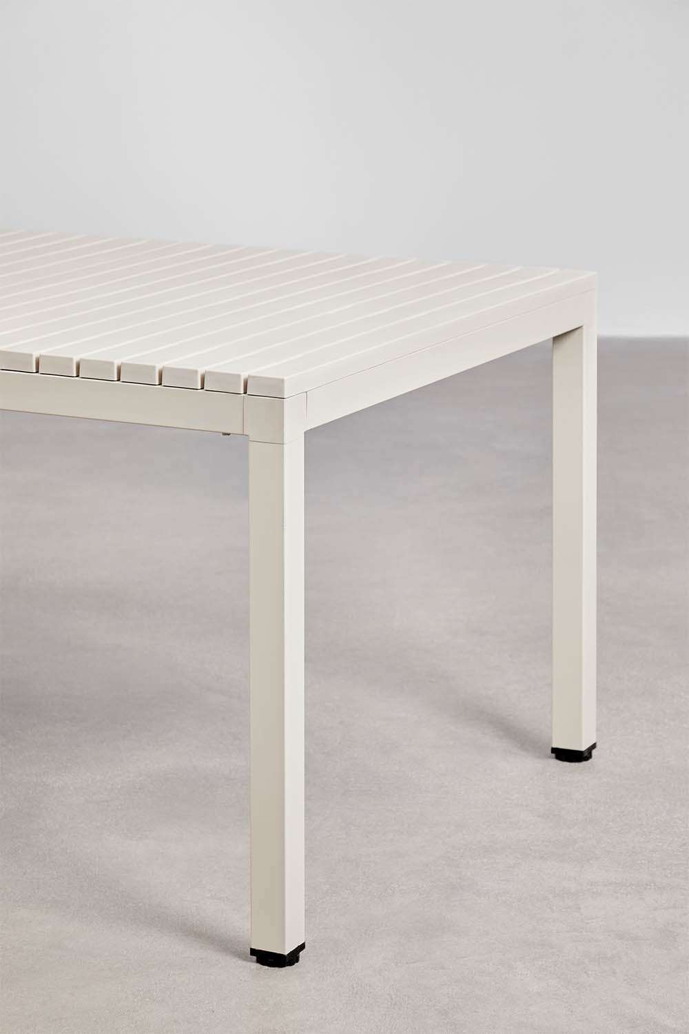 Mesa de jardín rectangular 210x100 cm en aluminio Marti  , imagen de galer&iacute;a 4