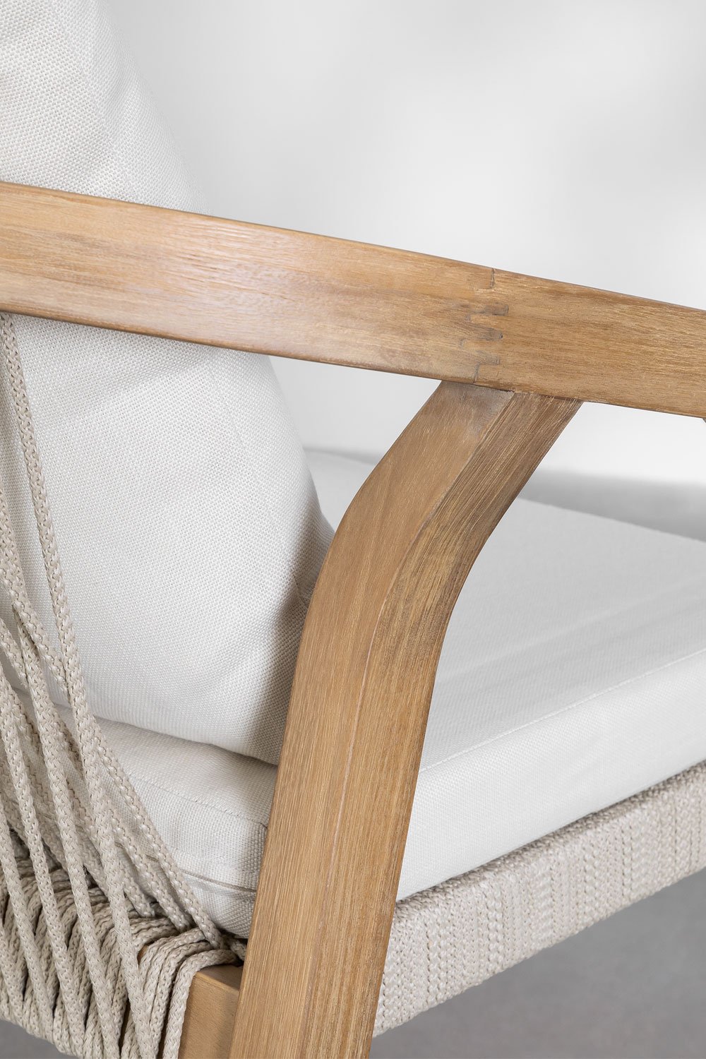 Pack de 2 taburetes altos en madera de acacia Dubai, imagen de galer&iacute;a 5